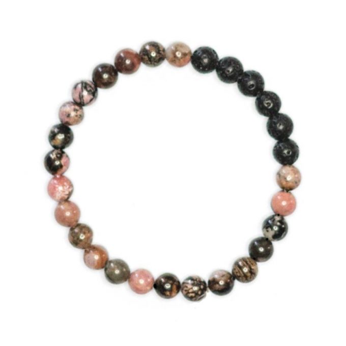 Black Rhodonite Crystal Bracelet - Image 2