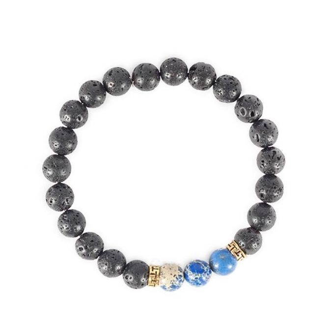 Blue Regalite Crystal Bracelet - Image 2