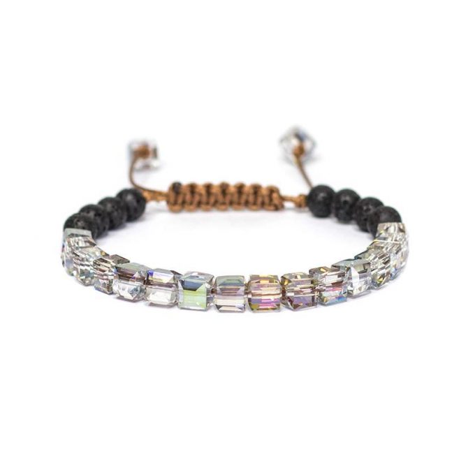 Glass Crystal Adjustable Crystal Bracelet