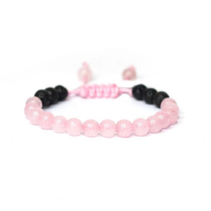 Rose Quartz Love Adjustable Crystal Bracelet