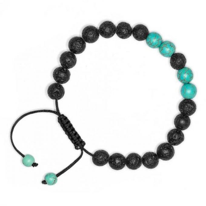 Turquoise Peace Crystal Bracelet - Image 2