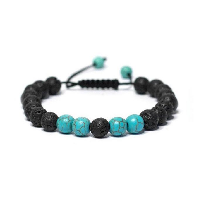 Turquoise Peace Crystal Bracelet