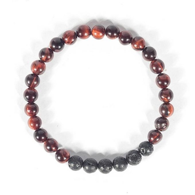 Red Tiger Eye's Stone Crystal Bracelet - Image 2