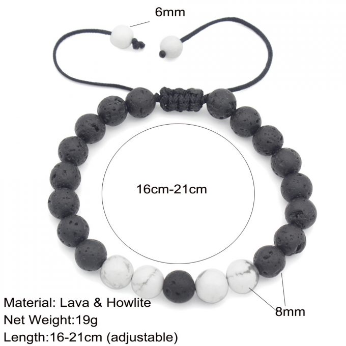 Howlite Stone Crystal Bracelet - Image 5