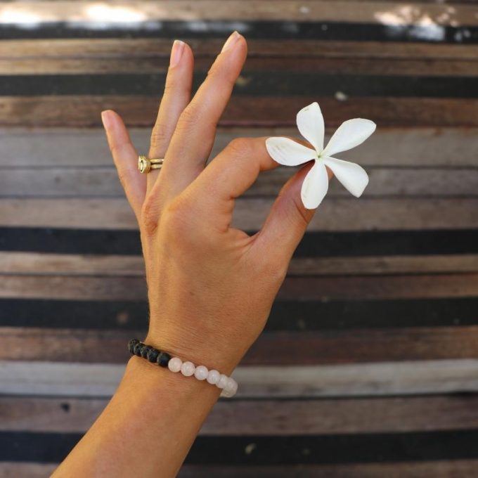 Rose Quartz Crystal Bracelet - Image 4