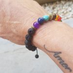 7 Chakra Adjustable Crystal Bracelet