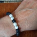 Howlite Stone Crystal Bracelet