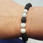 Howlite Stone Crystal Bracelet