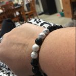 Howlite Stone Crystal Bracelet