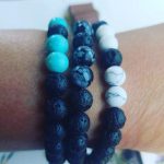 Howlite Stone Crystal Bracelet