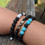 Turquoise Peace Crystal Bracelet