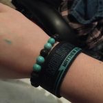 Turquoise Peace Crystal Bracelet