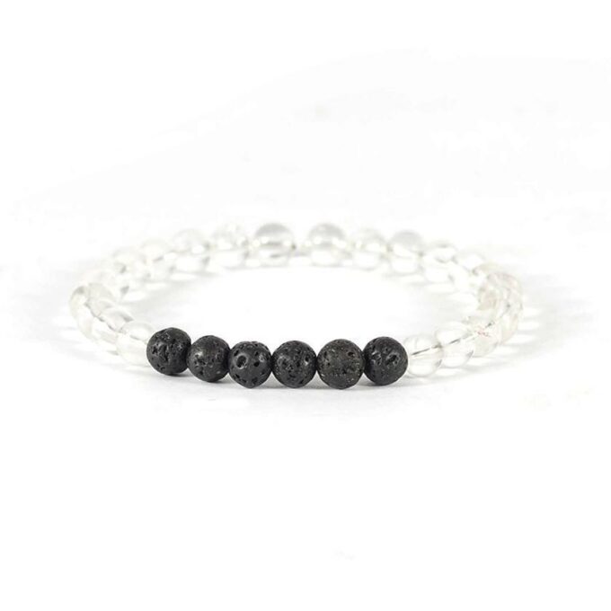 White Crystal Diffuser Crystal Bracelet