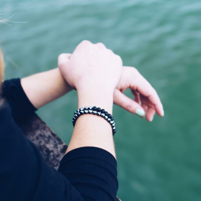 Hematite Diffuser Crystal Bracelet - Image 4