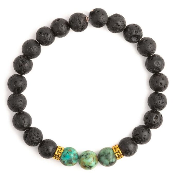 African Turquoise Diffuser Crystal Bracelet - Image 2