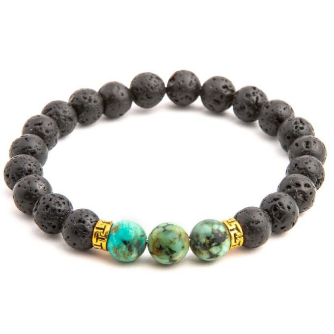 African Turquoise Diffuser Crystal Bracelet