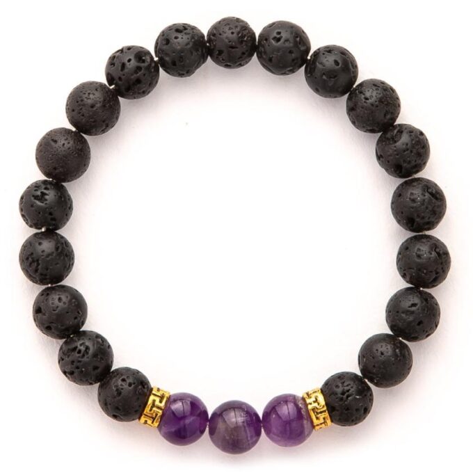 Amethyst Diffuser Crystal Bracelet - Image 2