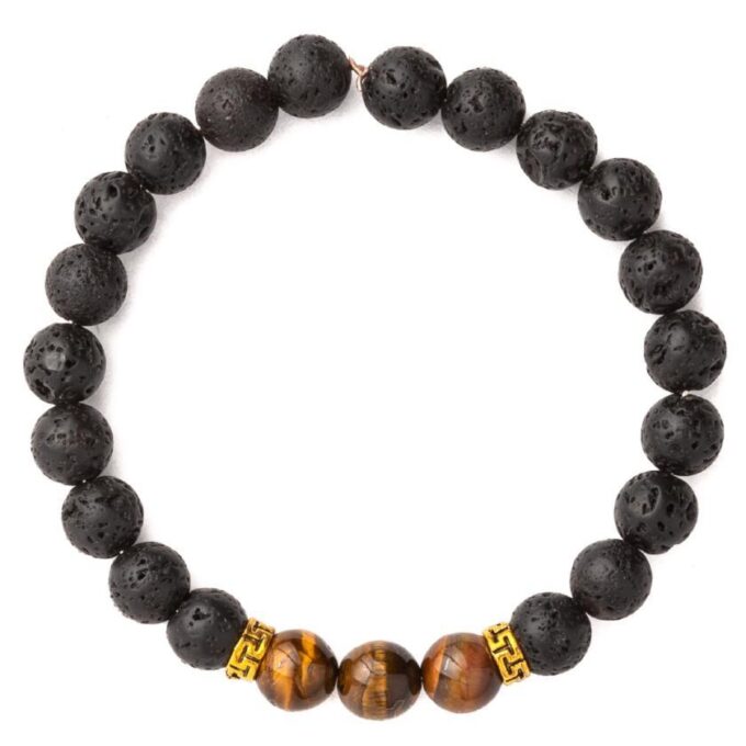 Brown Tiger Eye Diffuser Crystal Bracelet - Image 2