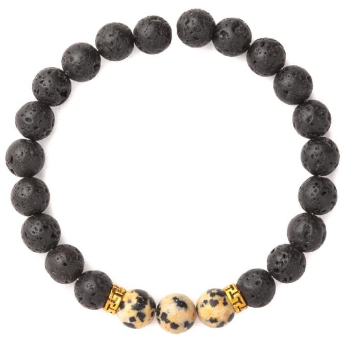 Dalmatian Diffuser Crystal Bracelet - Image 2