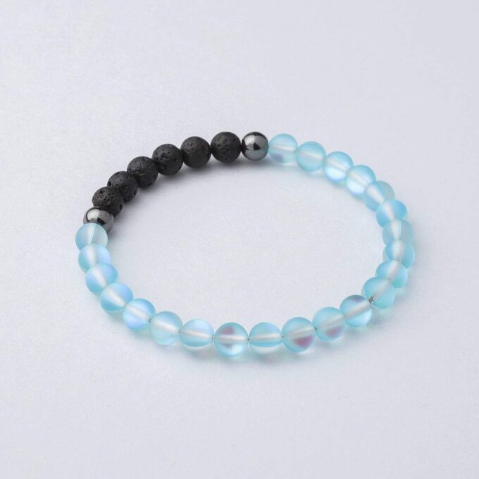 Glow Glass (Blue) Crystal Bracelet - Image 2