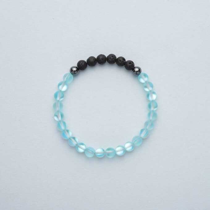 Glow Glass (Blue) Crystal Bracelet - Image 4