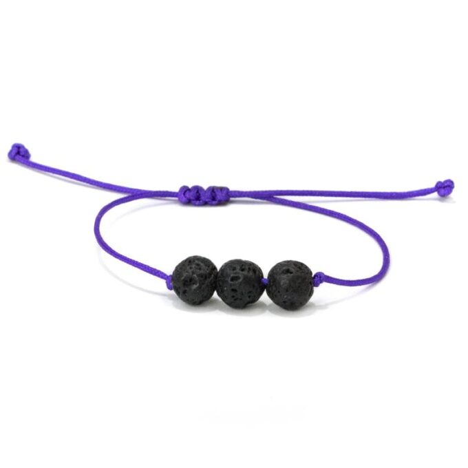 Lava Rock Diffuser Crystal Bracelet - Image 8