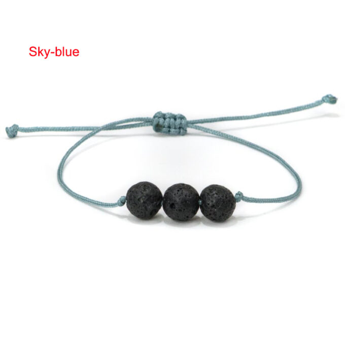 3 Pack Lava Rock Crystal Bracelet - Image 18