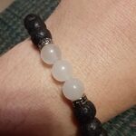 Rose Quartz Diffuser Crystal Bracelet