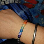 7 Chakra Agate Crystal Bracelet