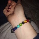 7 Chakra Adjustable Crystal Bracelet