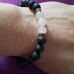 Rose Quartz Diffuser Crystal Bracelet