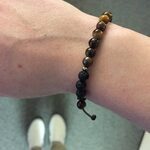 Tiger Eye's Stone Focus Crystal Bracelet