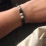 Howlite Stone Crystal Bracelet