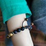 Tiger Eye's Stone Focus Crystal Bracelet