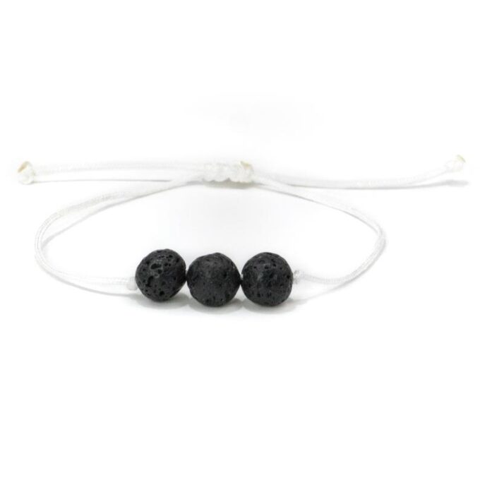 Lava Rock Diffuser Crystal Bracelet - Image 4