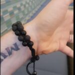 Lava Stone Crystal Bracelet