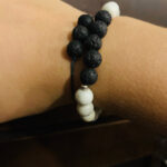 Lava Rock Diffuser Crystal Bracelet