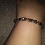 Glass Diffuser Adjustable Crystal Bracelet (ROYAL PACIFIC)