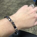 Glass Diffuser Adjustable Crystal Bracelet (ROYAL PACIFIC)