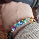 Glow Glass Chakra Adjustable Crystal Bracelet