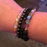 Glow Glass Chakra Adjustable Crystal Bracelet