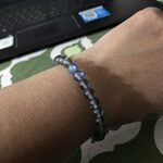 Glow Glass (Grey) Crystal Bracelet