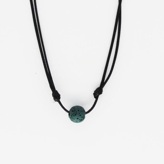 Single Lava Rock Adjustable Diffuser Necklace - Image 10