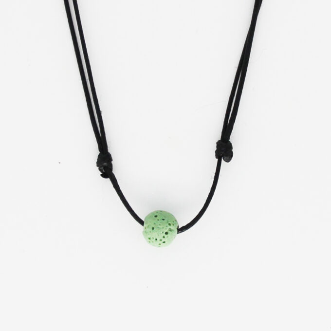 Single Lava Rock Adjustable Diffuser Necklace - Image 9