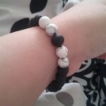 Howlite Stone Crystal Bracelet