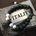 Howlite Stone Crystal Bracelet