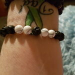 Howlite Stone Crystal Bracelet