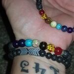 7 Chakra Adjustable Crystal Bracelet