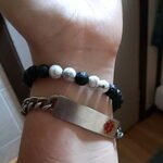 Howlite Stone Crystal Bracelet