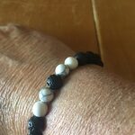 Howlite Stone Crystal Bracelet